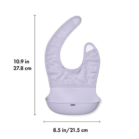 Roll-Up Bib - 2 Pack - Lilac And Opal