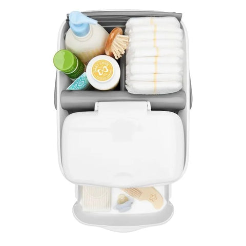 Diaper Caddy with Changing Mat