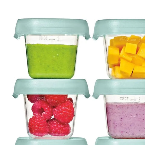 Baby Blocks Food Storage Containers (2 oz) - Opal