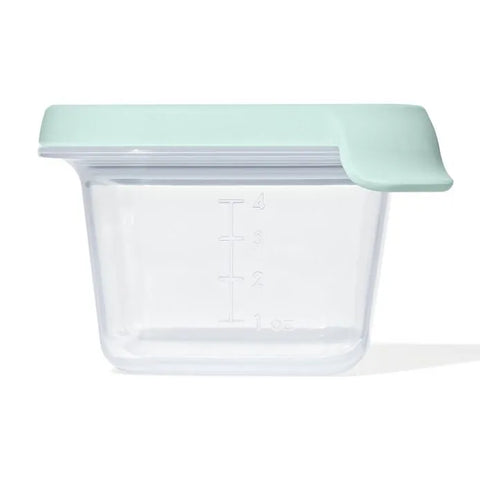 Silicone Baby Blocks Food Storage Containers (4 oz) - Opal